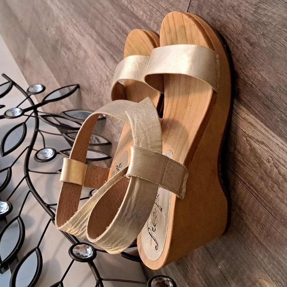 Free People leather wedge - Picture 3 of 8